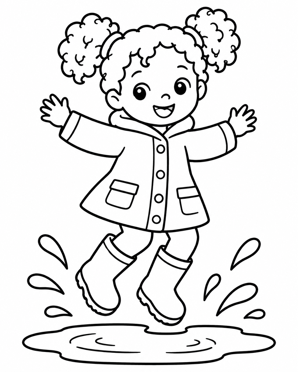 Colouring sheet: line drawing of Nóra